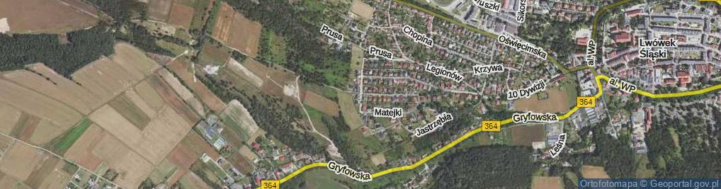 Zdjęcie satelitarne Króla Władysława Łokietka ul.